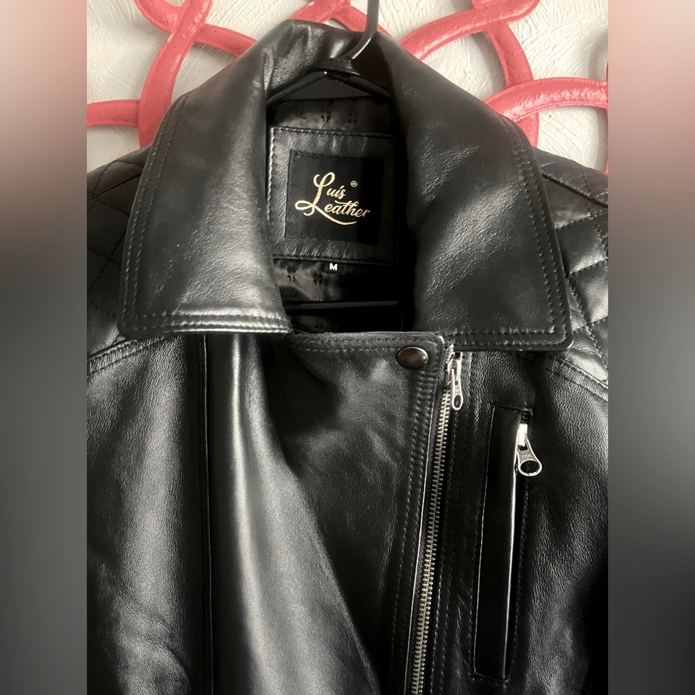 Luis Leather Biker jacket. *Brand New*